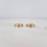 Candongas Carril 1.1g / 1cm Oro Amarillo 18K