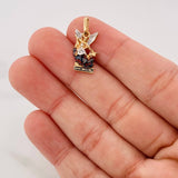 Dije San Miguel Arcangel 1.8g / 2cm Tres Oros 18K
