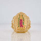 Anillo Virgen de Guadalupe 5.05g / T6 1/4  Oro Amarillo  18K
