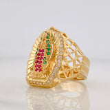 Anillo Virgen de Guadalupe 5.05g / T6 1/4  Oro Amarillo  18K
