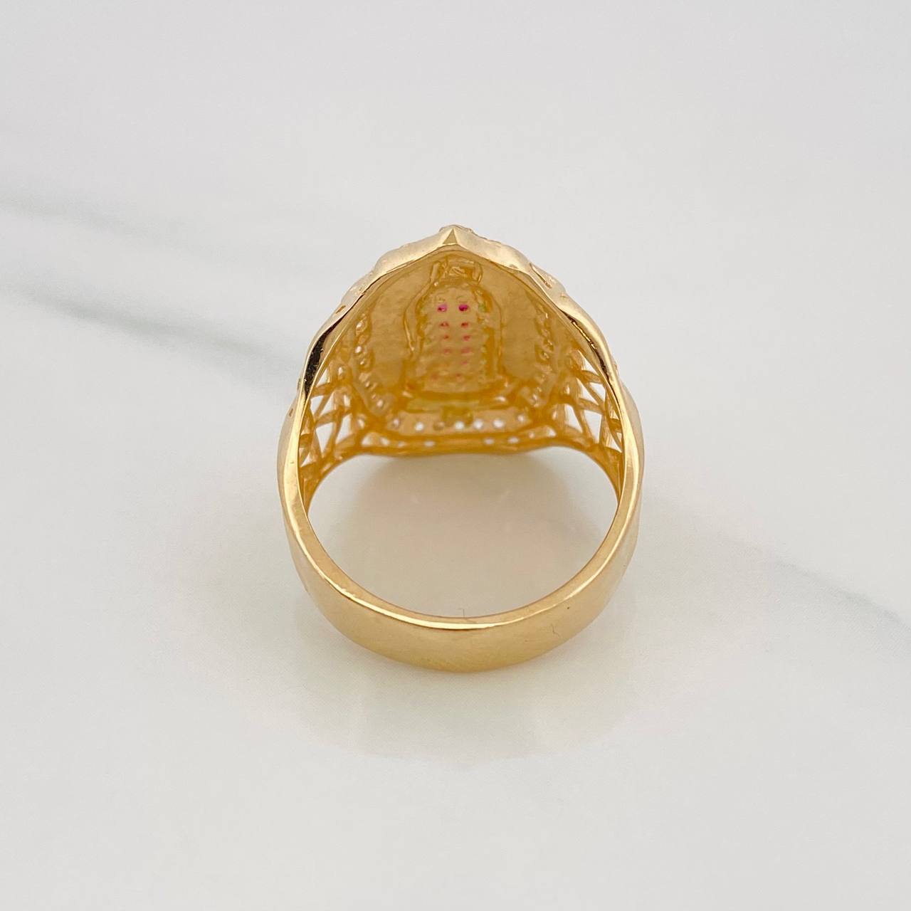 Anillo Virgen de Guadalupe 5.05g / T6 1/4  Oro Amarillo  18K