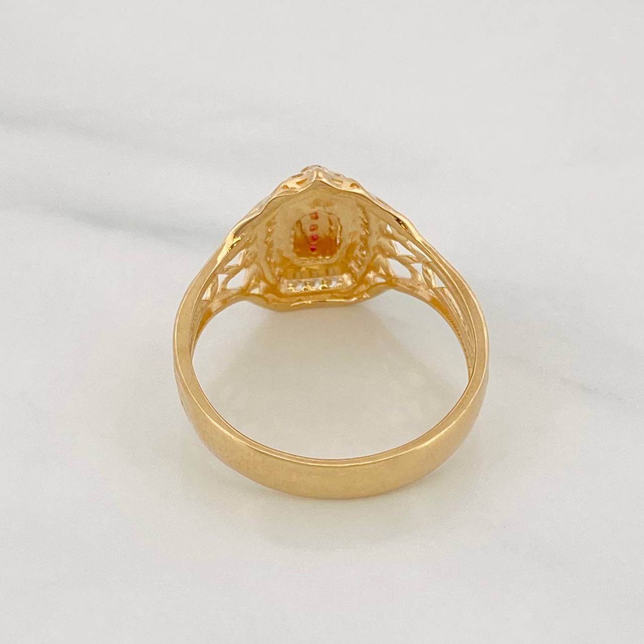 Anillo Anillo Virgen de Guadalupe 3.65g / T8 1/2 Oro Amarillo 18K