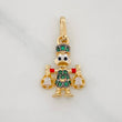 Dije Pato Bolsas de Dinero 1.6g / 2.1cm Tres Oros 18K