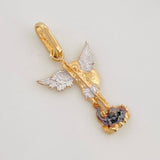Dije San Miguel Arcangel 1.1g / 2.3cm Tres Oros 18K