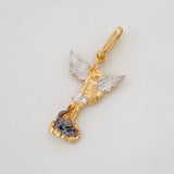 Dije San Miguel Arcangel 1.05g / 2.3cm Tres Oros 18K