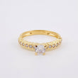 Anillo Solitario Churumbela 2.37gr / T7 / Oro Amarillo 18K *