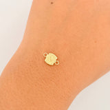 Herraje Letra N 0.3gr / 1.2cm / Oro Amarillo 18K