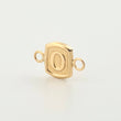 Herraje Letra O 0.35gr / 1.2cm / Oro Amarillo 18K ©