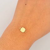 Herraje Letra V 0.3gr / 1.2cm / Oro Amarillo 18K