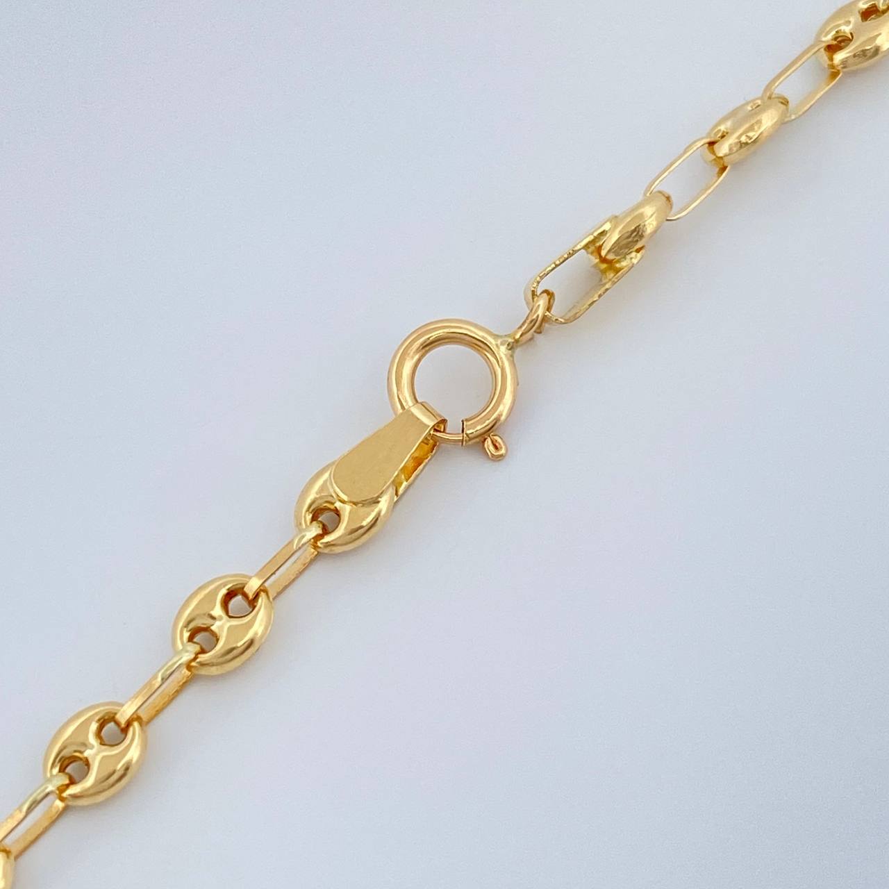 Cadena GC 4.7gr / 45.8cm / 3mm Oro Amarillo 18K %