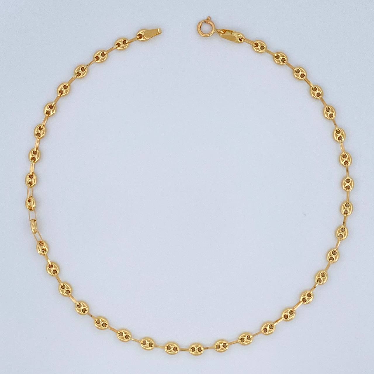 Tobillera GC 2.65gr / 25.6cm / 2mm Oro Amarillo 18K $
