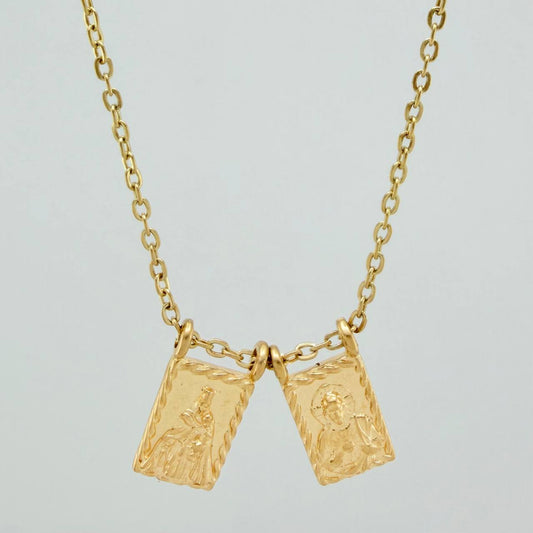 Cadena Escapulario Aro Seguido 3.85gr / 43.5cm / 1.2mm Oro Amarillo 18K %