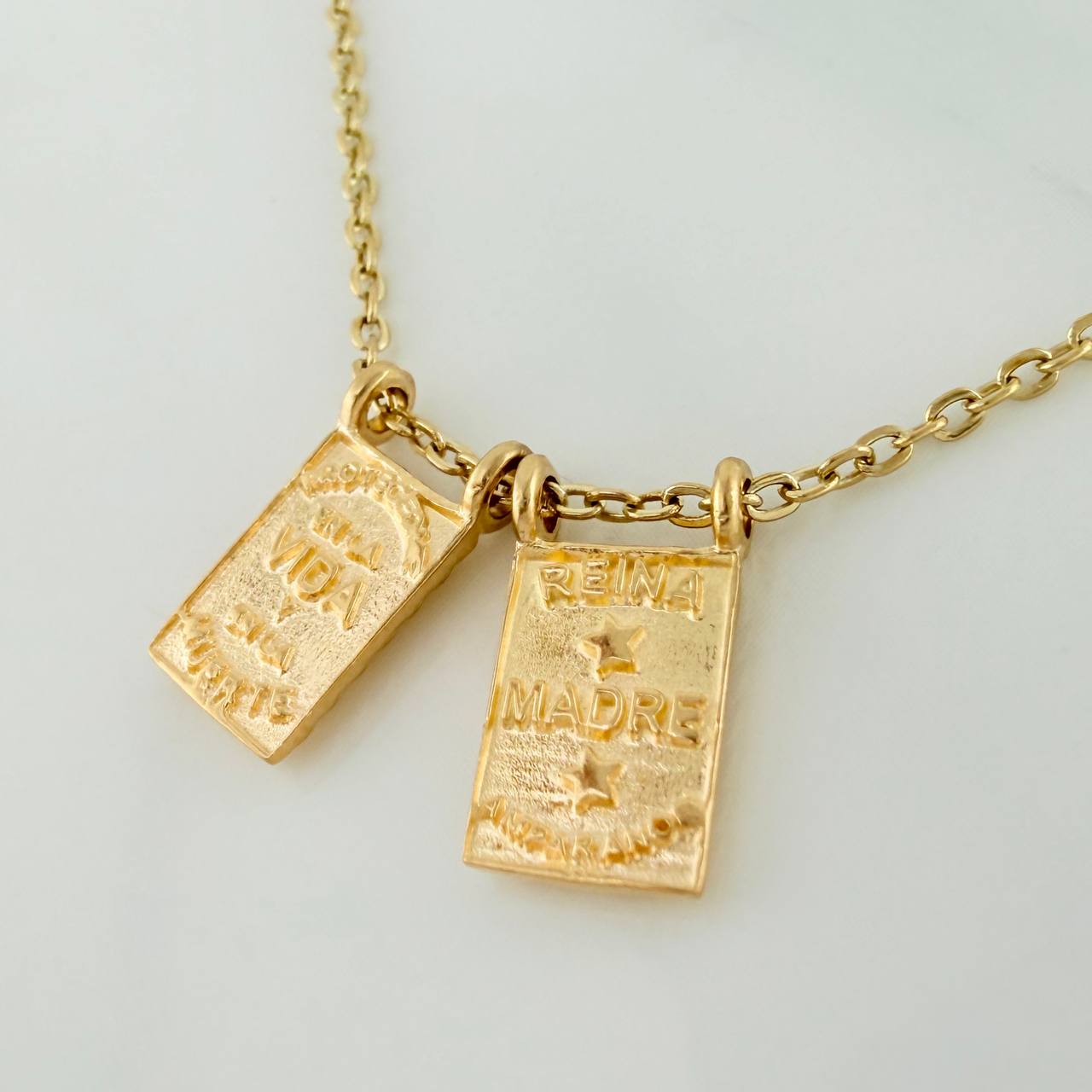 Cadena Escapulario Aro Seguido 3.85gr / 43.5cm / 1.2mm Oro Amarillo 18K %