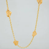 Cadena Corazones Aro Seguido 3.3gr / 41cm / 1.4mm Oro Amarillo 18K %