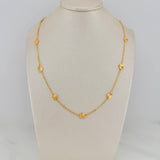 Cadena Corazones Aro Seguido 3.3gr / 41cm / 1.4mm Oro Amarillo 18K %
