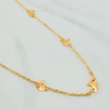 Cadena Pajaro Aro Srguido 3.15gr / 41cm / 1.2mm Oro Amarillo 18K %