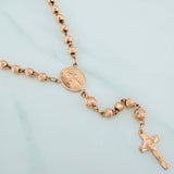 Rosario Virgen Milagrosa 15.95g / 40cm / 5mm-6mm Oro Rosa 18K %