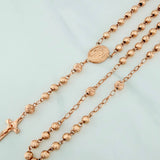 Rosario Virgen Milagrosa 15.95g / 40cm / 5mm-6mm Oro Rosa 18K %