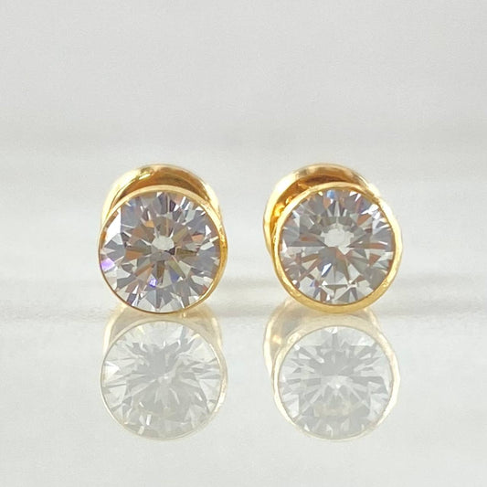 Topos Bisel 0.8gr / Oro Amarillo 18K ©