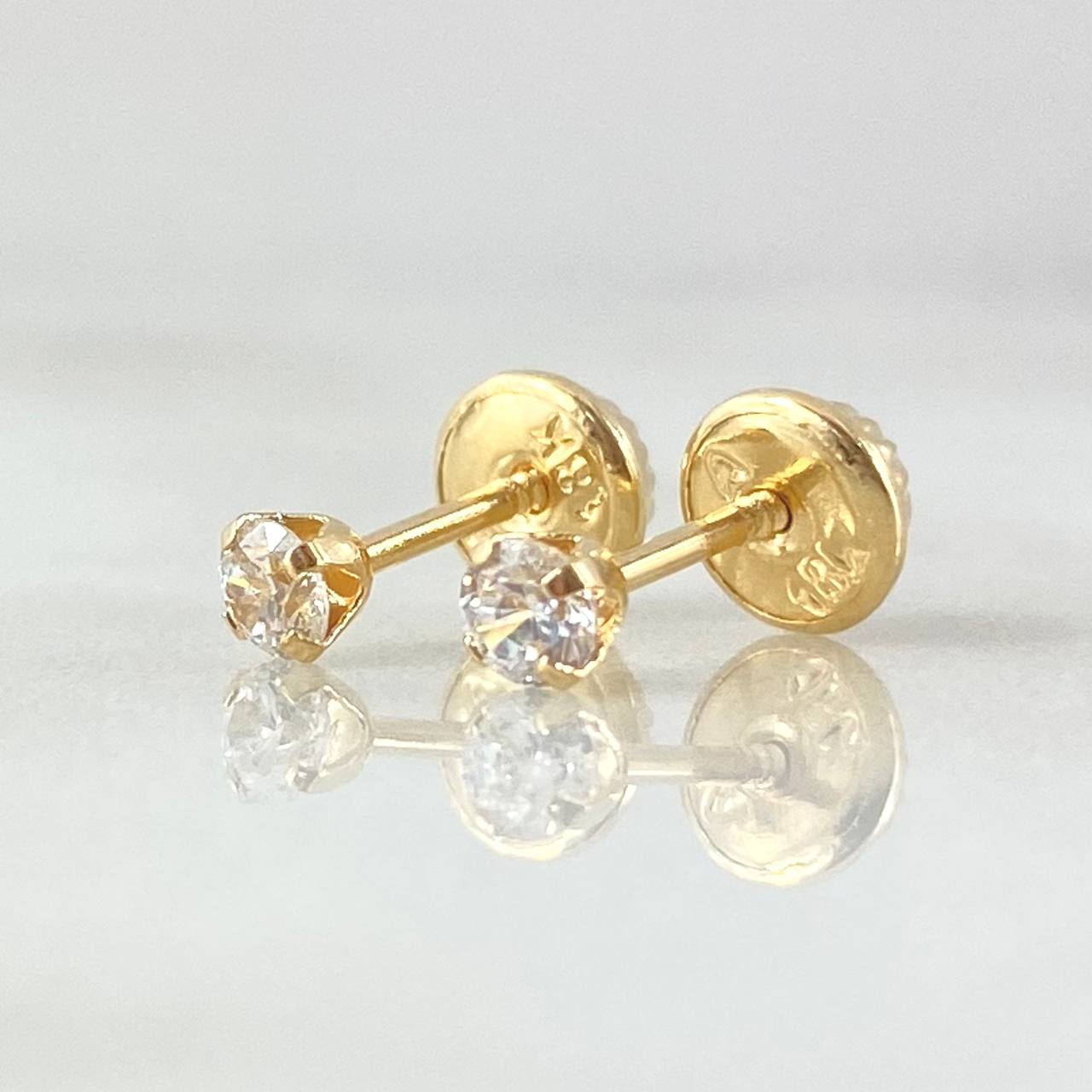 Topos Bisel 0.45gr / Oro Amarillo 18K
