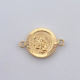 Herraje San Miguel 1.25gr / 2.1cm / Oro Amarillo 18K %