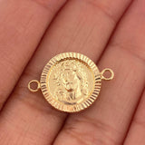 Herraje Rostro Cristo 1.45gr / 2.1cm / Oro Amarillo 18K %