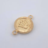 Herraje Corona 0.8gr / 1.2cm / Oro Amarillo 18K %