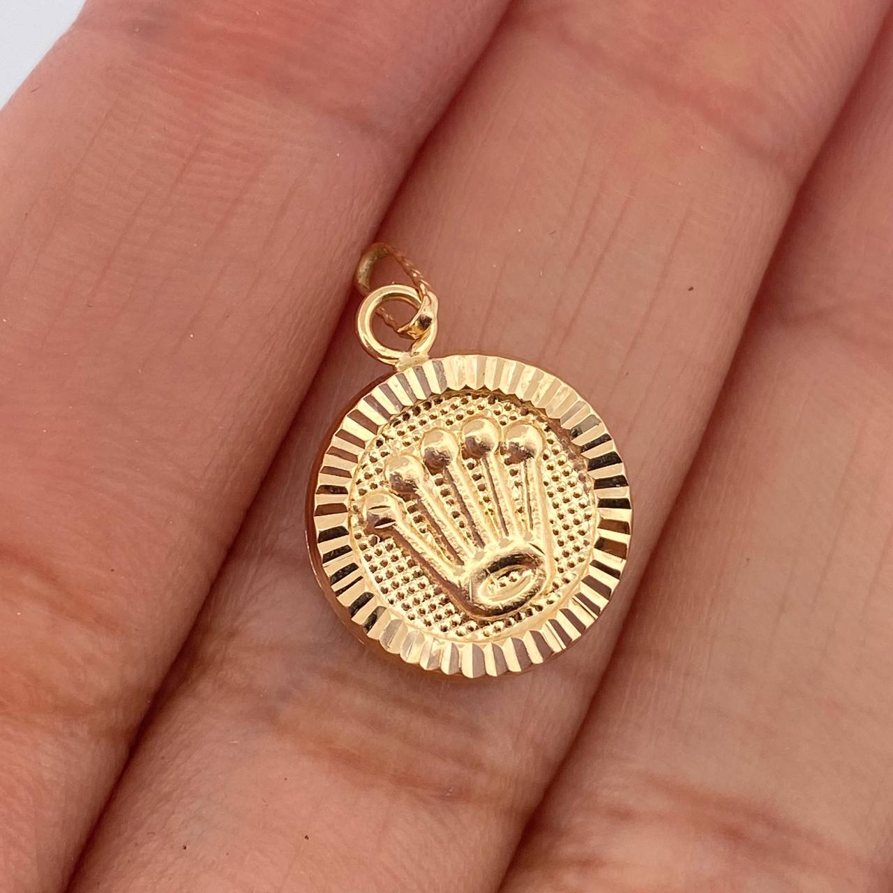 Dije Corona Rx 1.05gr / 2.3cm / Oro Amarillo 18K %