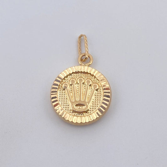 Dije Corona 1gr / 2.1cm / Oro Amarillo 18K &