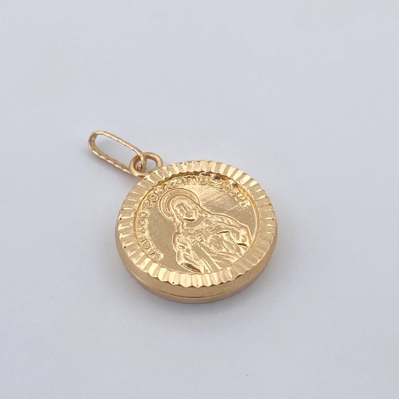 Dije Sagrado Corazon Jesus 0.95gr / 2.1cm / Oro Amarillo 18K &
