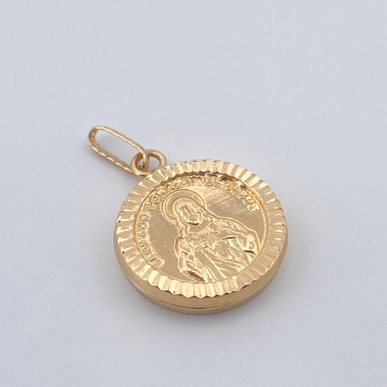 Dije Sagrado Corazon Jesus 1.4gr / 2.3cm / Oro Amarillo 18K &