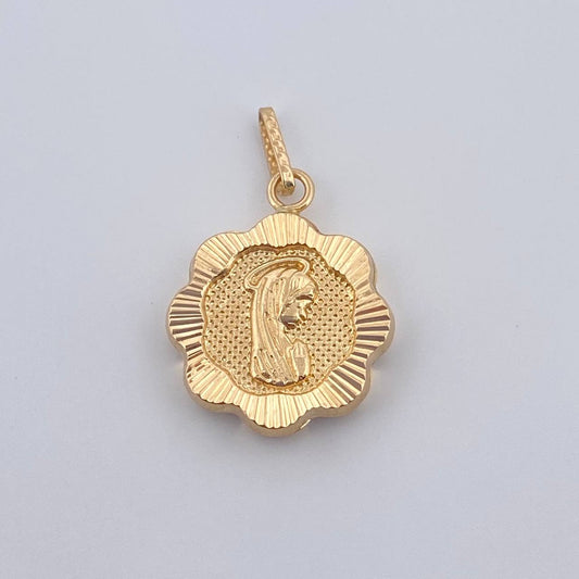 Dije Virgen Maria 1.3gr / 2.5cm / Oro Amarillo 18K %