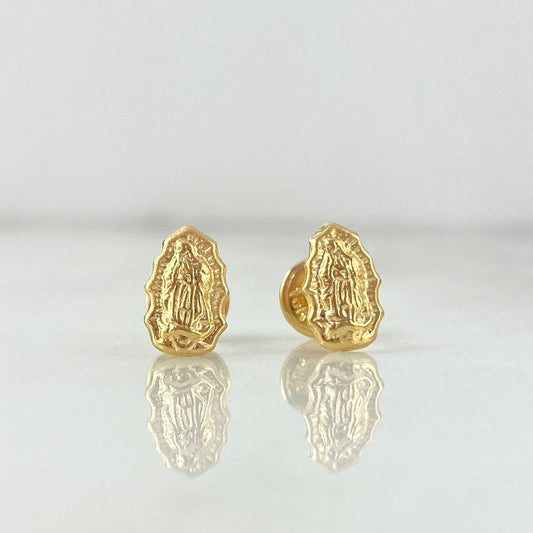 Topos Virgen De Guadalupe 0.8 g / 10.3 mm Oro Amarillo 18K