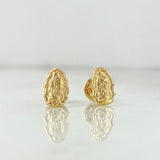 Topos Virgen Guadalupe 1.4gr / 1.6cm / Silueta Oro Amarillo 18K