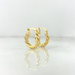 Candongas Mary 1.3gr / 1.3cm / Entorchadas Oro Amarillo 18K