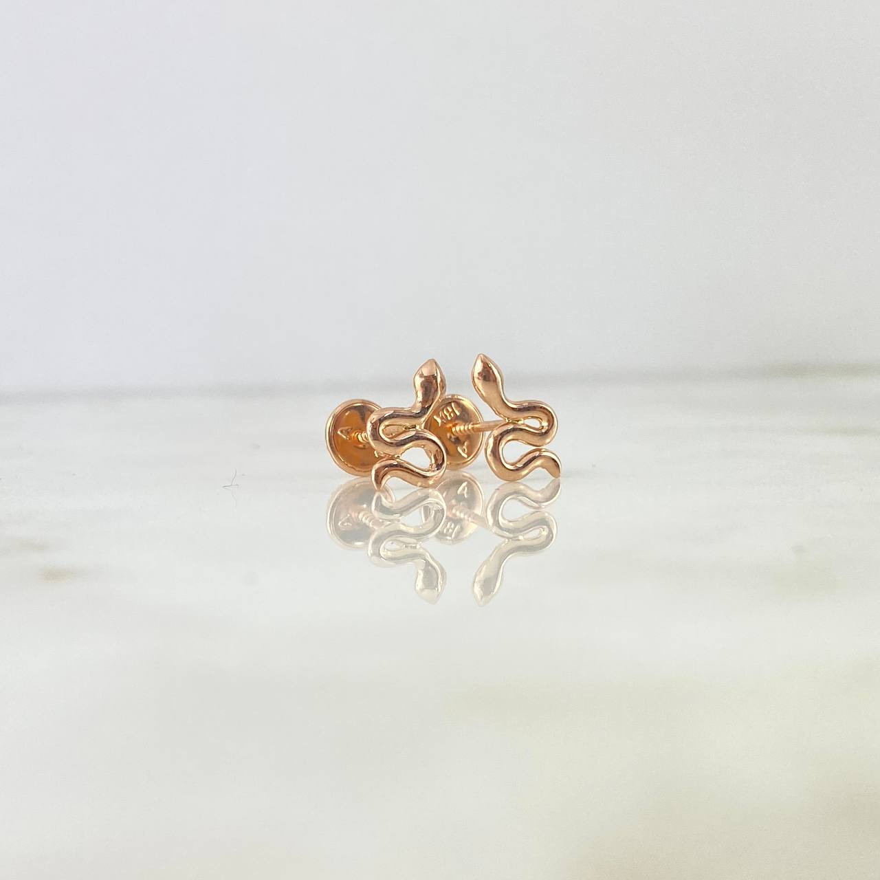 Topos Serpiente 0.8gr / Oro Rosa *