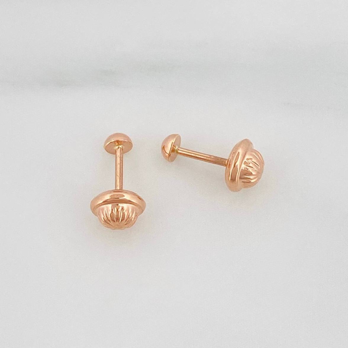 Topos Media Bola 0.55 g / 3 mm Oro Rosa 18K