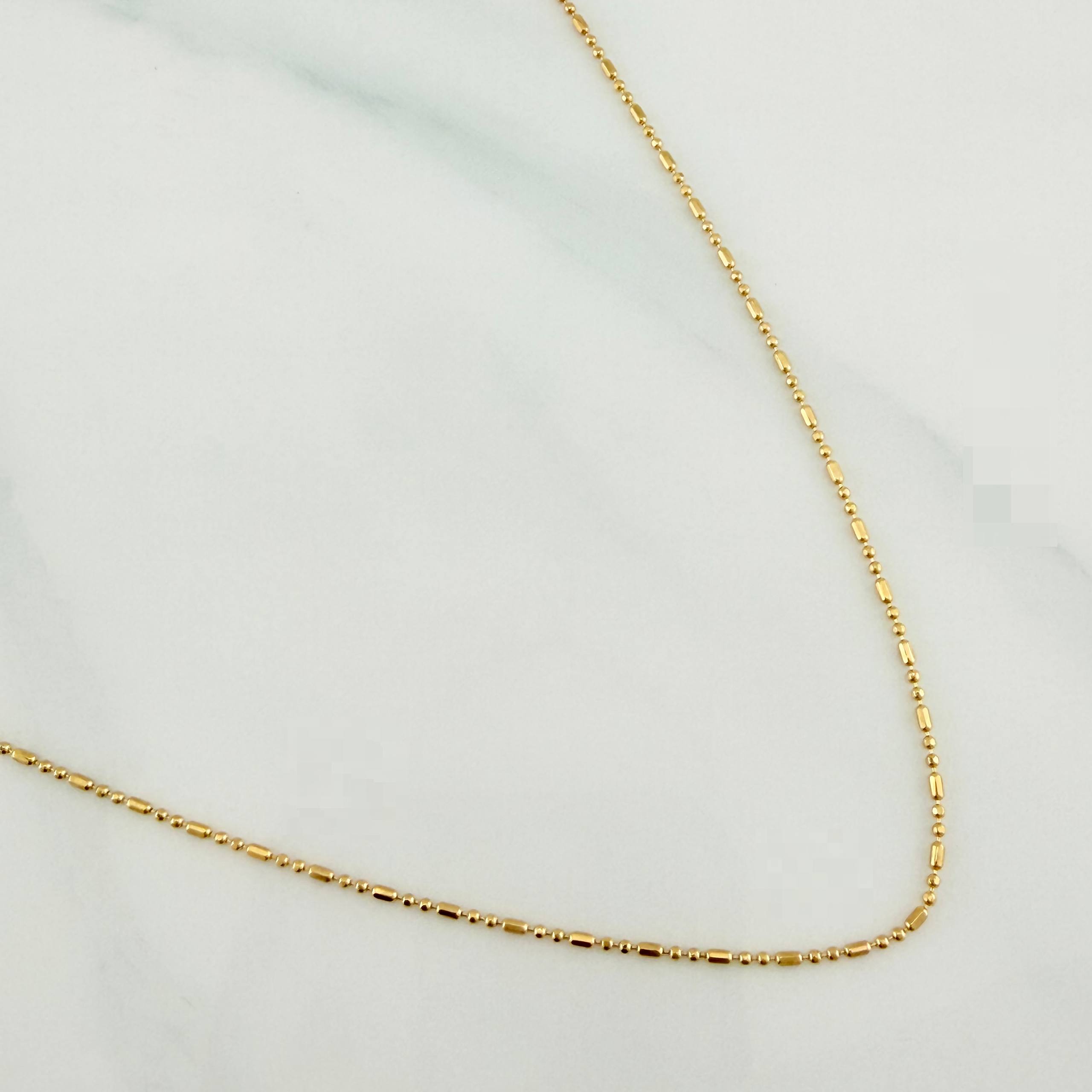 Cadena Morse 2.35 g / 49.9 cm / 0.7 mm Oro Amarillo 18K