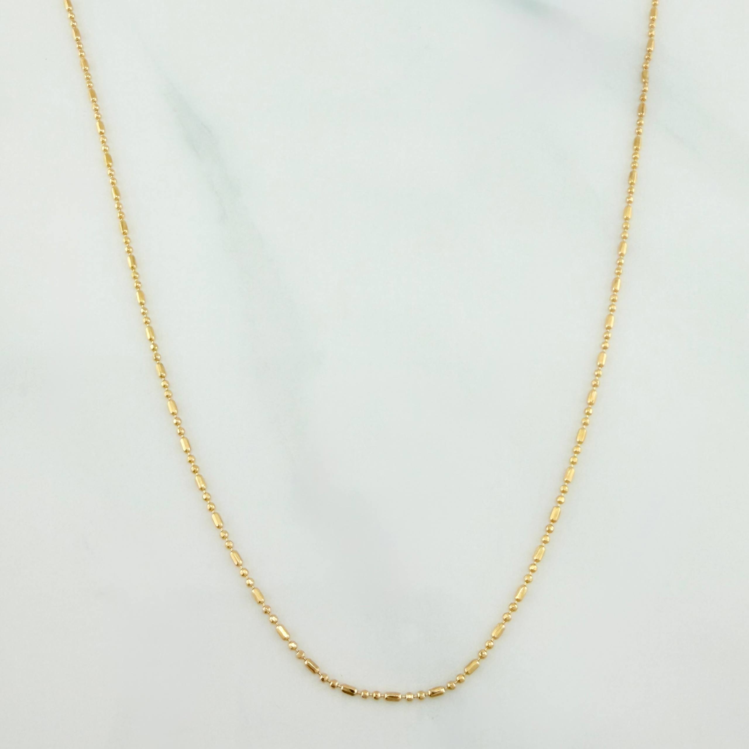 Cadena Morse 2.35 g / 49.9 cm / 0.7 mm Oro Amarillo 18K