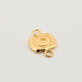 Herraje Letra O 0.3gr / 1.2cm / Oro Amarillo 18K
