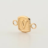 Herraje Letra V 0.3gr / 1.2cm / Oro Amarillo 18K