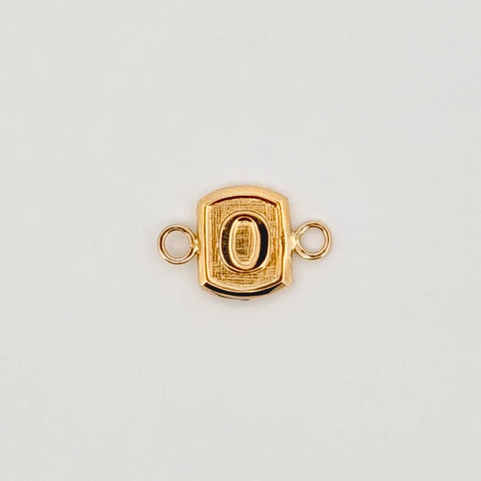 Herraje Letra O 0.3gr / 1.2cm / Oro Amarillo 18K