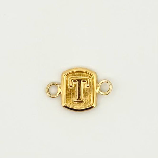 Herraje Letra T 0.3gr / 1.2cm / Oro Amarillo 18K ©