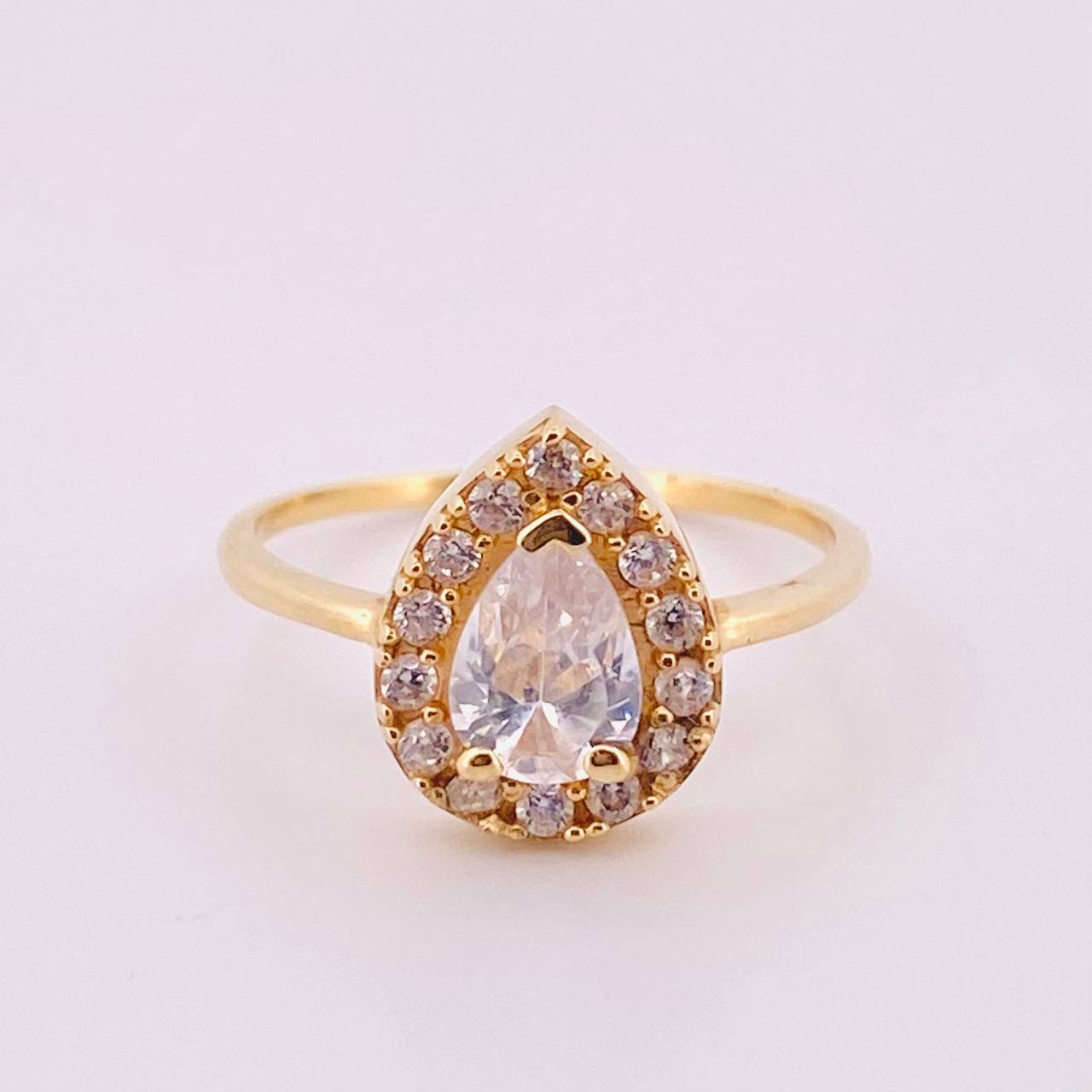 Anillo Gota 2.3gr / T6 / Oro Amarillo 18K