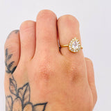 Anillo Gota 2.3gr / T6 / Oro Amarillo 18K