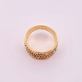 Anillo Carril Olas 4.45gr / T8 1/2 / Oro Amarillo 18K