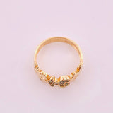 Anillo Trio Oso 2.9gr / T7 / Oro Amarillo 18K