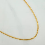 Cadena Franco 1.9gr / 50cm / 1.4mm Oro Amarillo +3 18K %