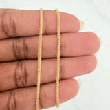 Cadena Franco 1.9gr / 50cm / 1.4mm Oro Amarillo +3 18K %