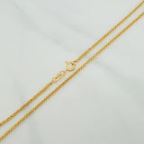Cadena Franco 1.9gr / 50cm / 1.4mm Oro Amarillo +3 18K %